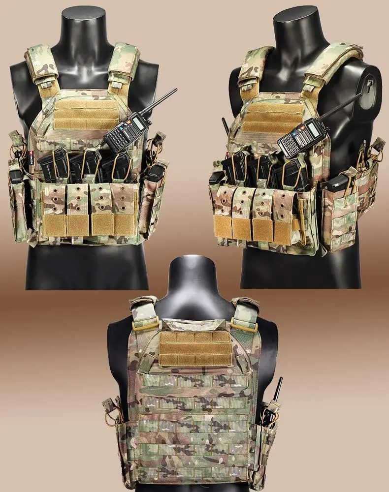 YAKEDA тактический жилет для мужчин быстросъемный открытый страйкбола