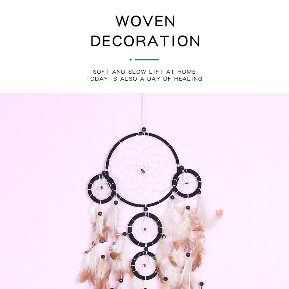 Dream-Catcher Wind Chimes Art Chimes Home Craft Ornament Hanging Bedroom Decoration Gift Handmade Feather Home Decor