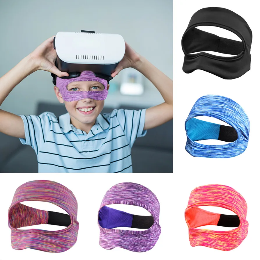 

VR Eye Mask Cover Breathable Sweat Band Adjustable Padding Accessory For Oculus Quest 2 Sweat Band Virtual Reality Headset