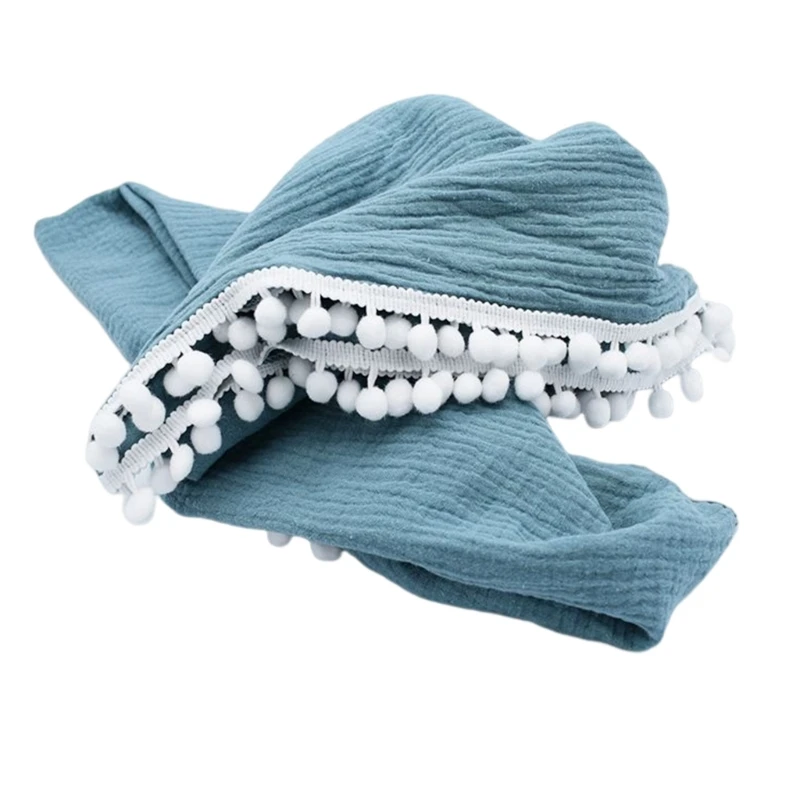 Пеленки муслиновые портативные для новорожденных, хлопок 43 х43 дюйма, одеяло для приема младенца, для душа, 4 цвета, подарок