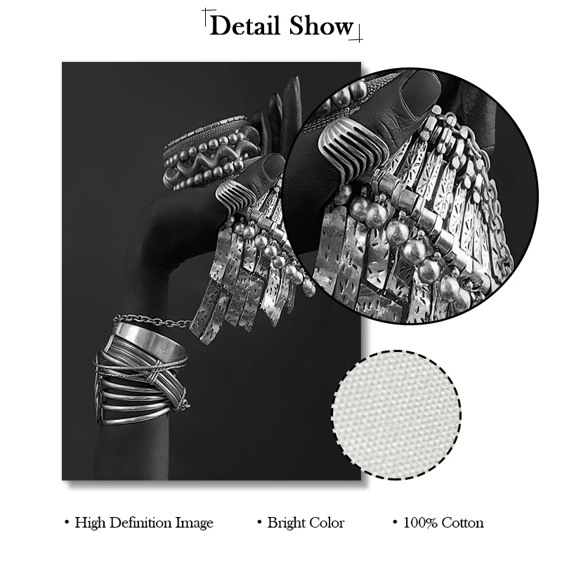 Большой Настенный Плакат для африканской женщины большая черная женщина