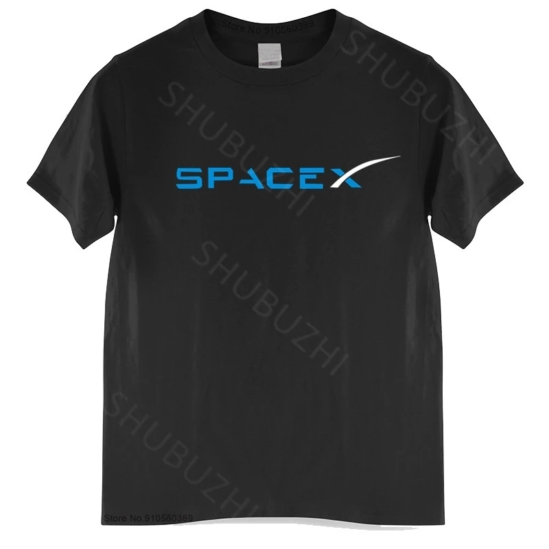 

SpaceX Tshirt Space X Logo T Shirt Men's Popular O-neck Boyfriend's Plus Size tshirt new fashion clothes Drop Shipping