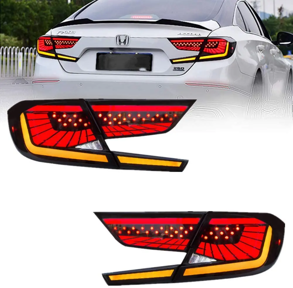 

LED Tail Light For Honda Accord 2018-2020 Start-Up Animation Rear Lamp Sequential Turning SignalLED