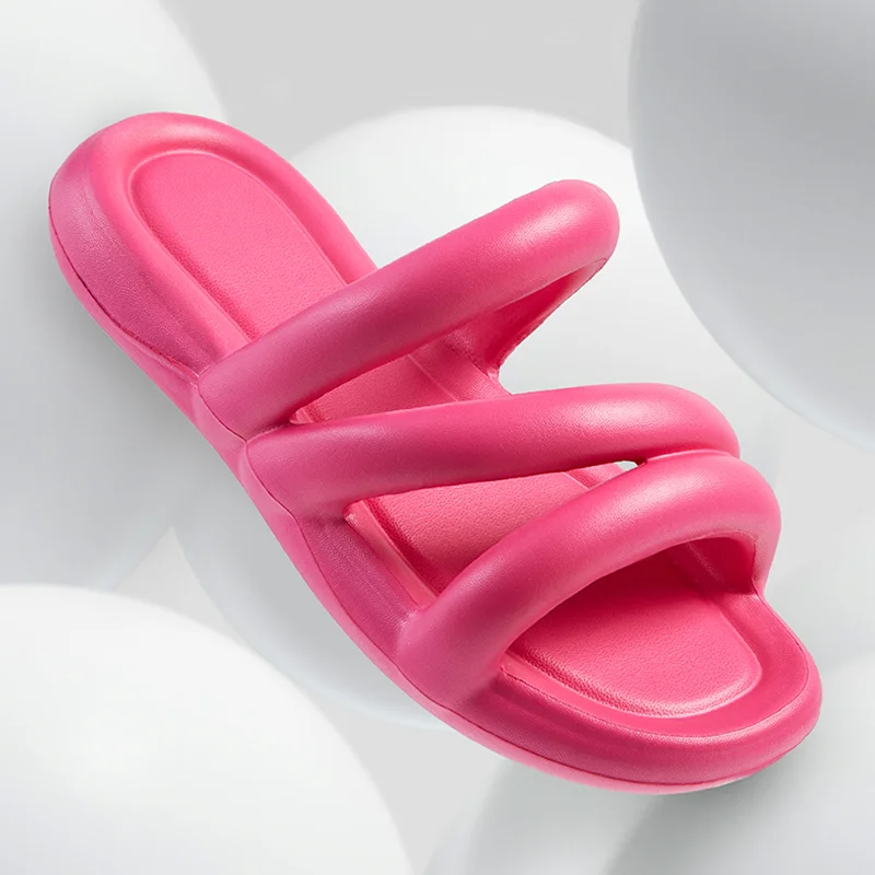 

Soft EVA Women's Slippers Summer New 2023 Open Toe Non-Slip Beach Shoes Slides Women Comfotable Lightweight Slipper Female