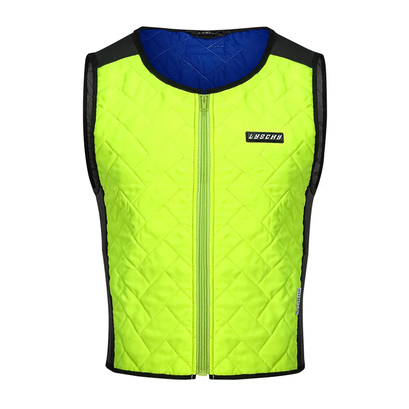

Летняя велосипедная куртка LYSCHY для мотокросса, холодная вода, флуоресцентный зеленый жилет для пикника/кемпинга на открытом воздухе, мотоцикла, езды на мотоцикле, охлаждающий жилет