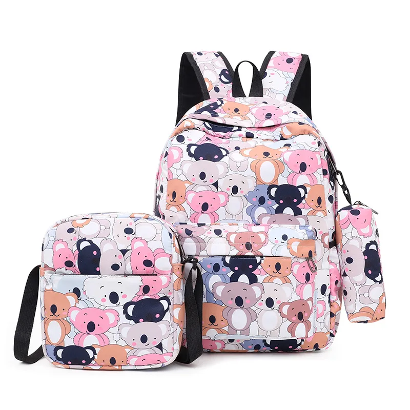 Children School bags set Girls Primary Backpack Kids school backpcak 3 pcs princess schoolbags kids mochilas escolar infantil