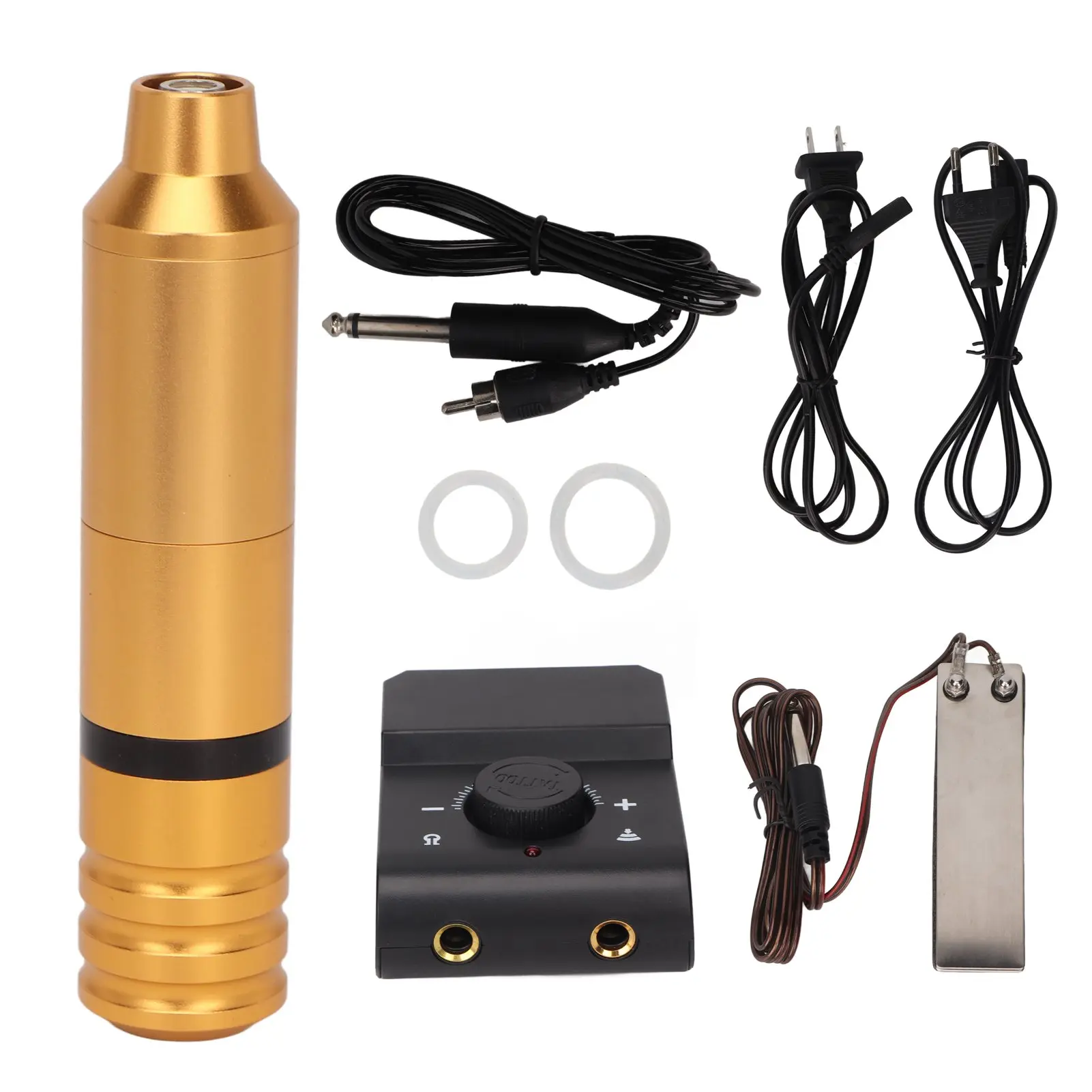 

Tattoo Machine Pen Kit Liner Shader Tattoo Machine Pen Foot Pedal for Beginners