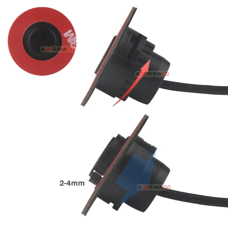 Парктроники автомобильные электронные аксессуары 4 задних радара обнаружение