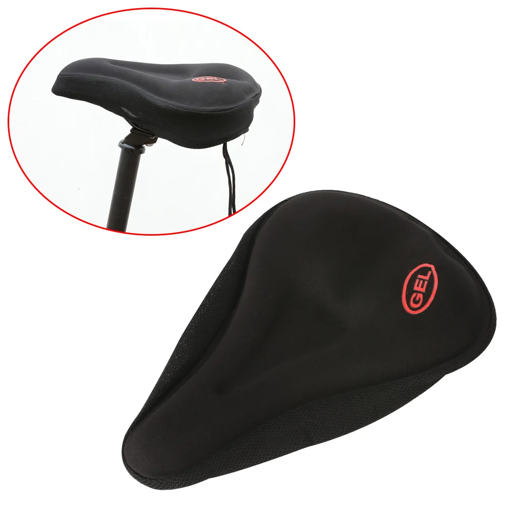 Universal 3D Gel Pad Soft Thick Bike Bicycle Saddle Cover Cycling Cycle Seat Cushion Bike Riding Seat Sitting Protector