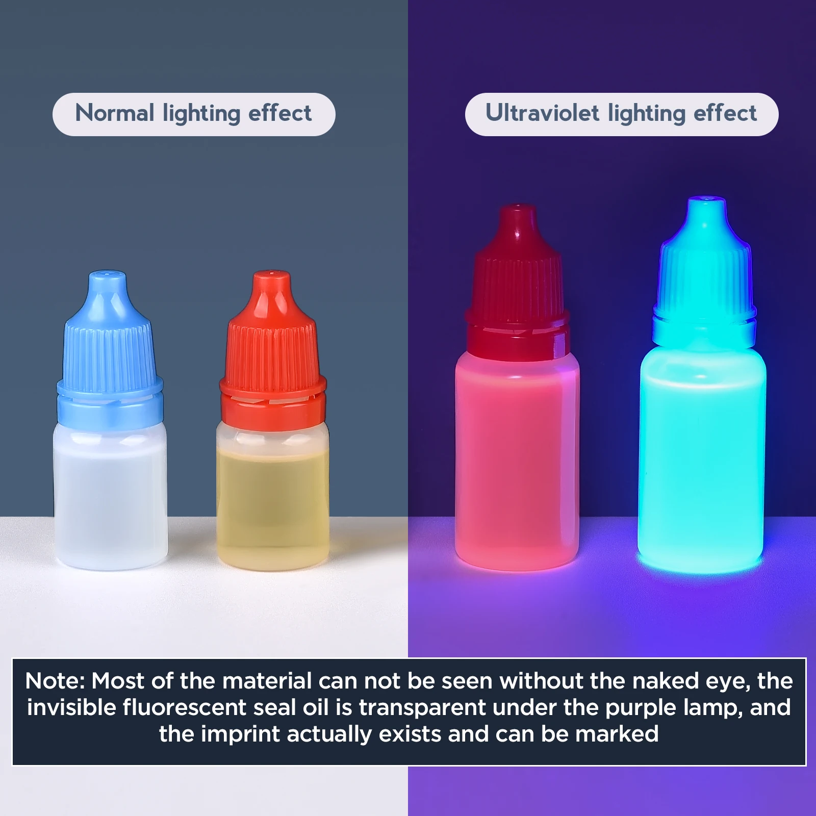 5/10 мл флуоресцентный штамп против подделки чернила резиновый