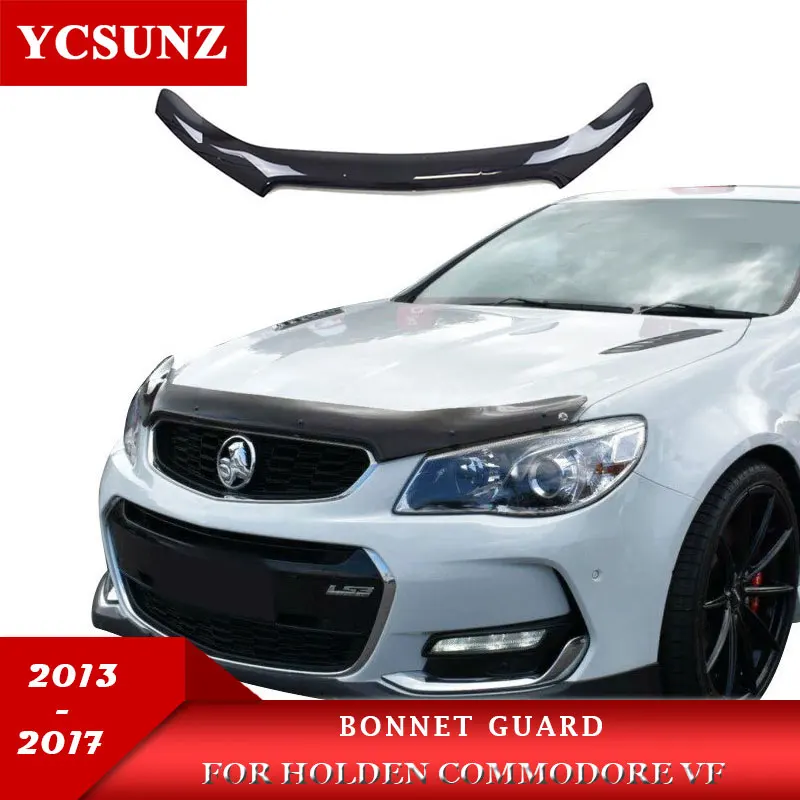 

Acrylic Car Front Bonnet Guard Accessories For Holden Commodore VF 2013 2014 2015 2016 2017 Black Bug Shield Bonnet