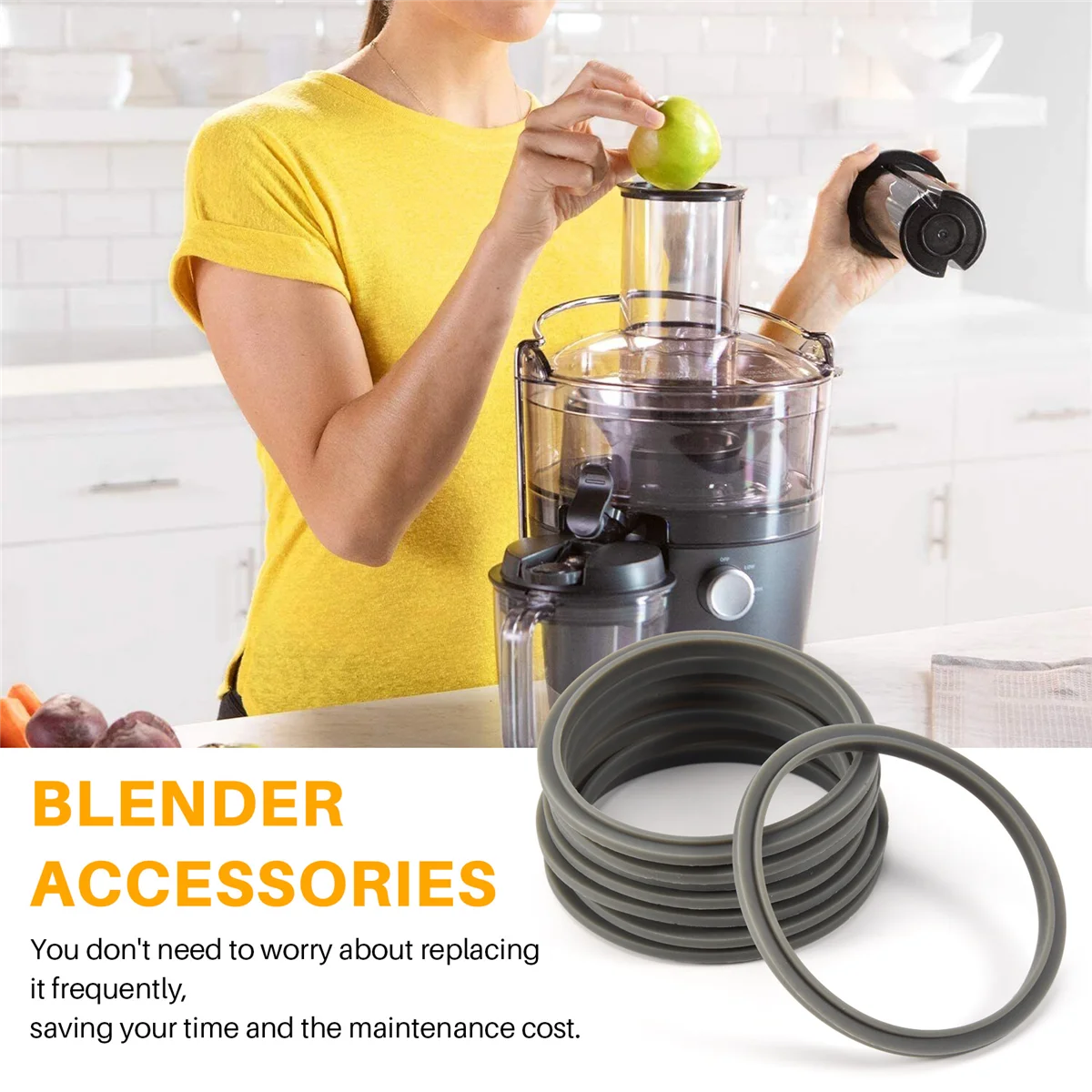 8 упаковок серого прокладок запасная часть для блендеров NutriBullet 600 Вт 900
