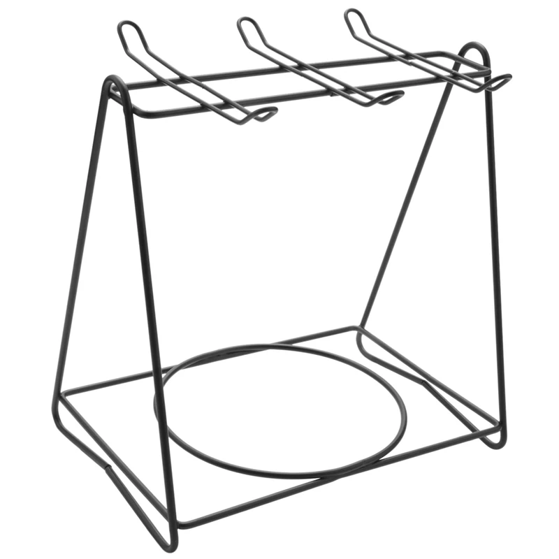 

Stainless Steel Coffee Cup Holder Hanging Partition Cup Holder Innovative Storage Rack Iron Cup Shelf Stand For Kitchen Counter
