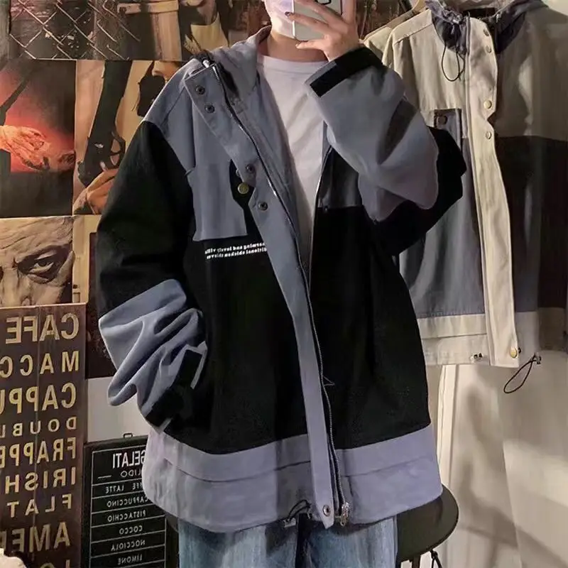 Куртка с несколькими карманами Новинка осени 2021 Сращивание инструментов для