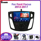 Android 10,0 для Ford Focus 2012-2017 автомобильное радио, мультимедийный плеер, GPS-навигация, DVD, MP5, 4G, Раздельный экран с рамкой, 2 Din, IPS