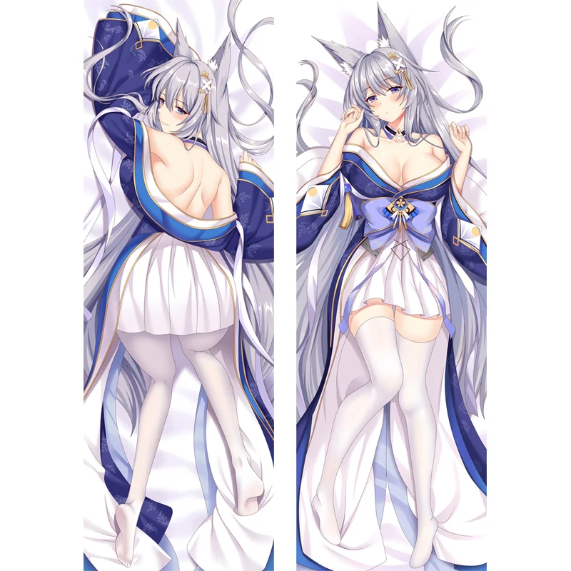 

Newly Design Anime Game Azur Lane Shinano Full Dress Dakimakura Bismarck Pillow Case Cover Hugging Body Pillowcase