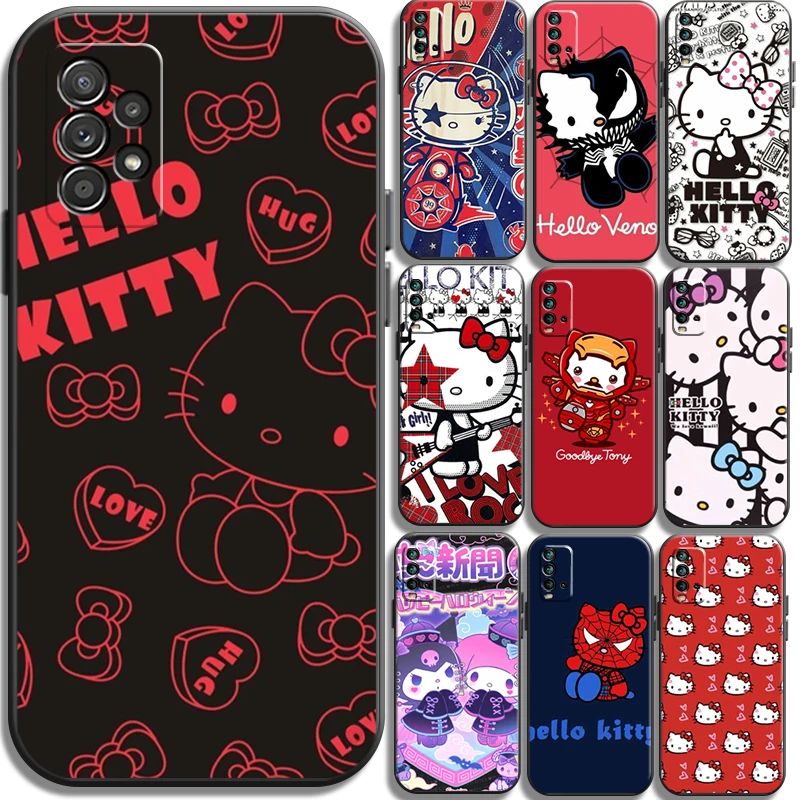

Hello Kitty Cute Phone Cases For Xiaomi Redmi K40 Gaming K40 Pro K30 Pro K40 Pro Plus Redmi K20 K30 Cases Back Cover Carcasa
