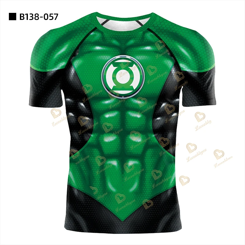 Men Compression Running T Shirt Fitness Tight Short Sleeve Sport Tshirt Training Jogging Shirt Gym Sportswear Quick Dry Rashgard