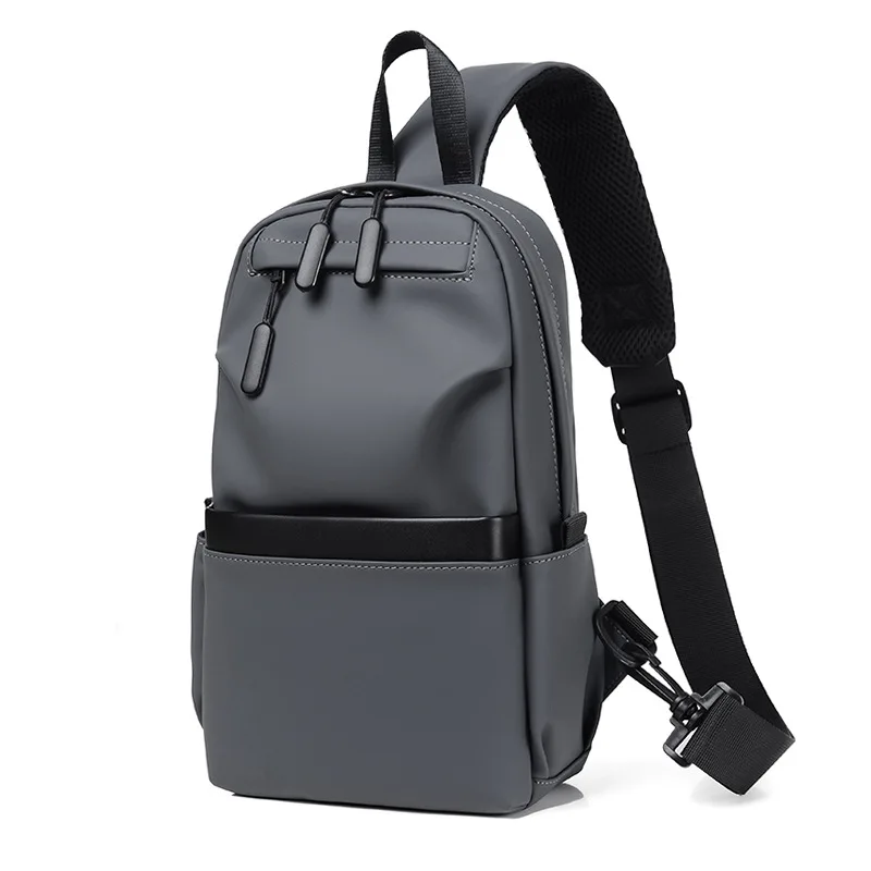

Fashion Men's Chest Bag Casual Messenger Bag Anti-theft Short Travel USB Shoulder Bag Outdoor Waterproof Sports Cycling Bag