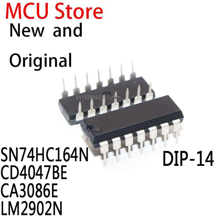 10 шт. DIP14 SN74HC164 DIP 74HC164N 74HC164 CD4047 4047BE CA3086 3086 LM2902 LM2902P IC SN74HC164N CD4047BE CA3086E LM2902N