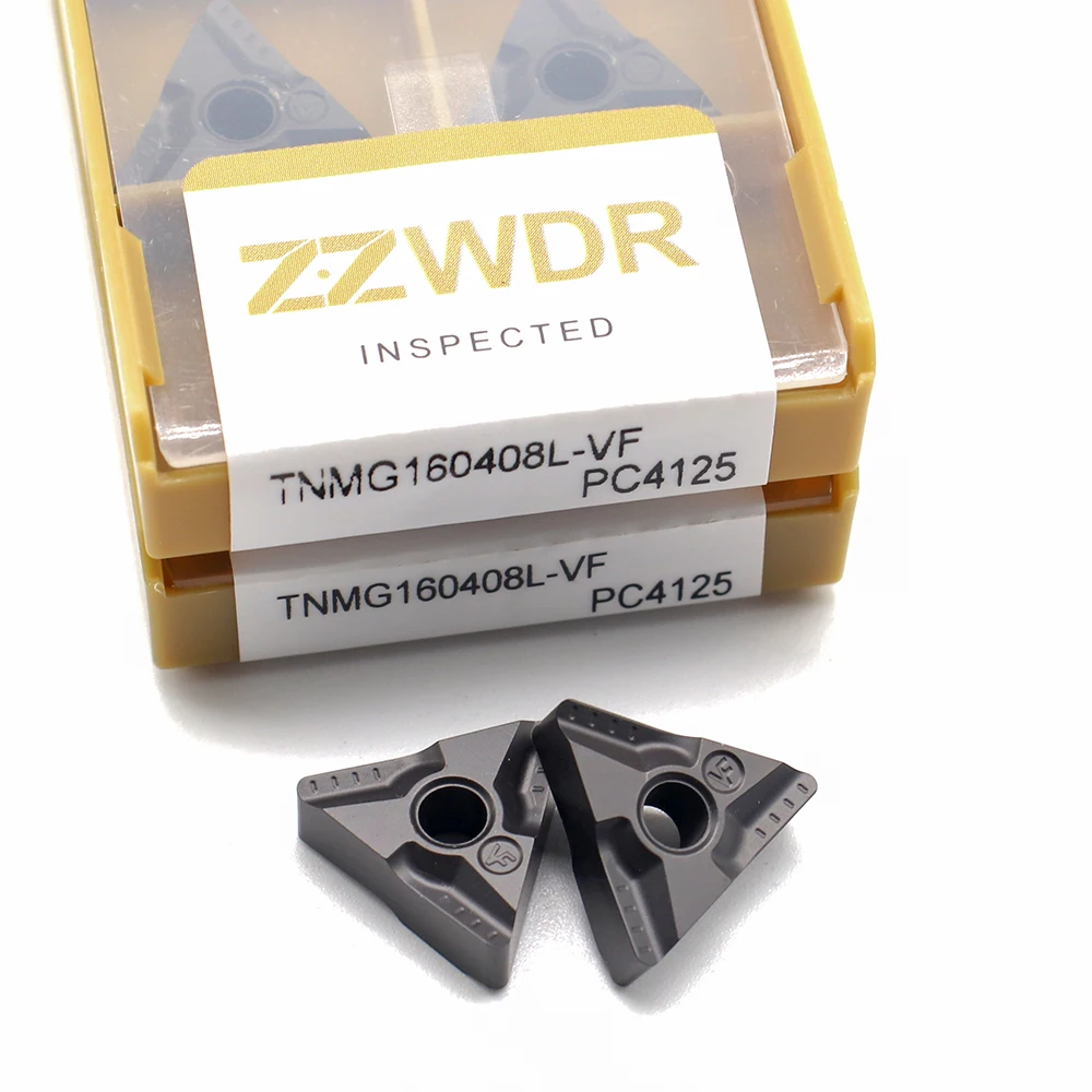 

TNMG160408L VF PC4125 10pcs Cutter External Turning Tool TNMG 160408 CNC Lathe Tool 100% Original Carbide Cylindrical For Steel