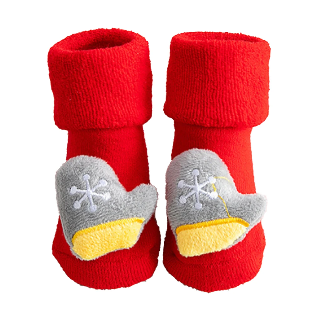 

Christmas Baby Socks Festival Party Toddler Anti-skid Sock Comfortable Breathable Warm Footwear Supplies Girls