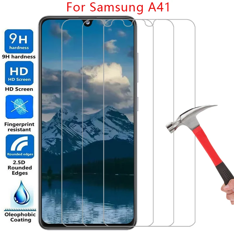 Фото Чехол для телефона Samsung Galaxy A41, защитное стекло для Samsung A41, Galaxy A41, A 41, 41A, 4G, 5G, задняя крышка, 360-градусный чехол для Samsung Galaxy A41 №1