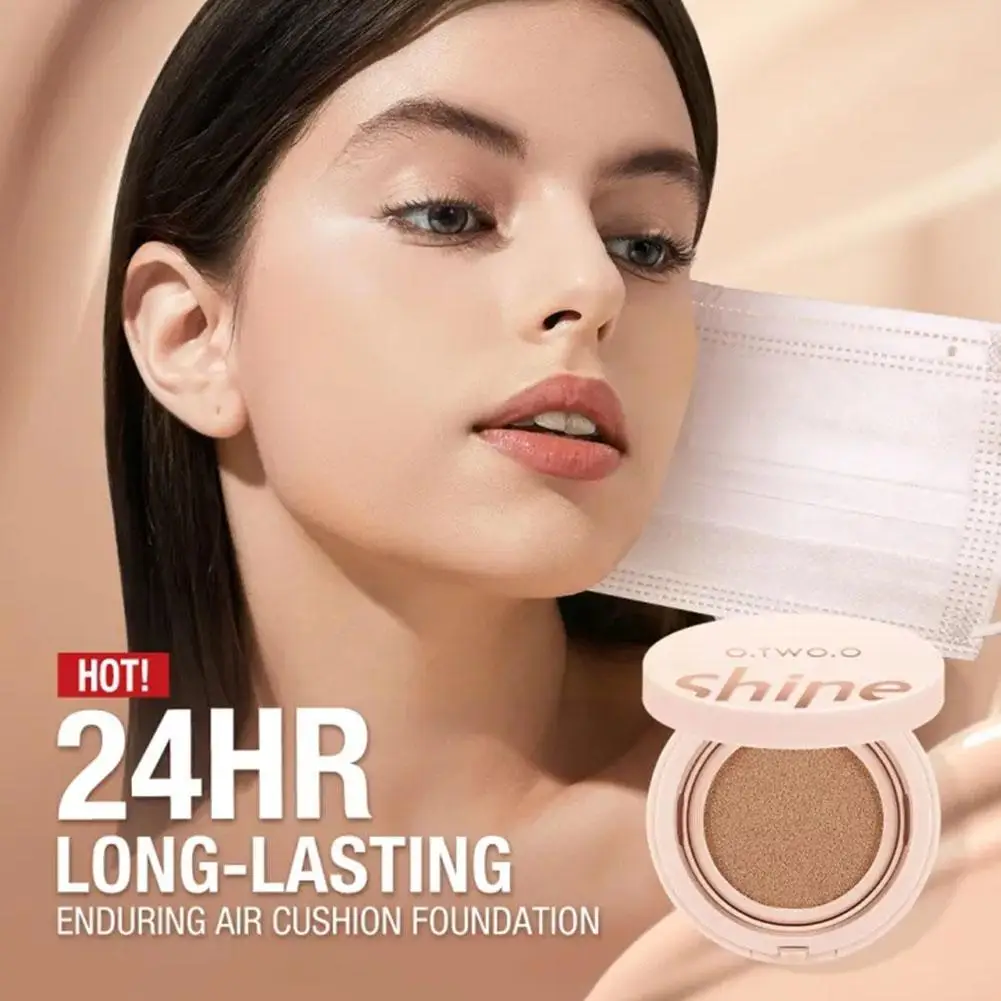 

O.TWO.O Air Cushion BB Cream 3 Colors Fuller Coverage Compact With Waterproof Cushion Makeup Concealer Puff Face Long-lasti B2J2