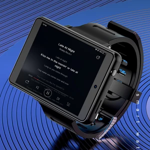 fashion new 4gb 128gb smart watch men dual camera 2 8 screen android watch phone wifi gps smartwatch 4g phone call wristwatch free global shipping