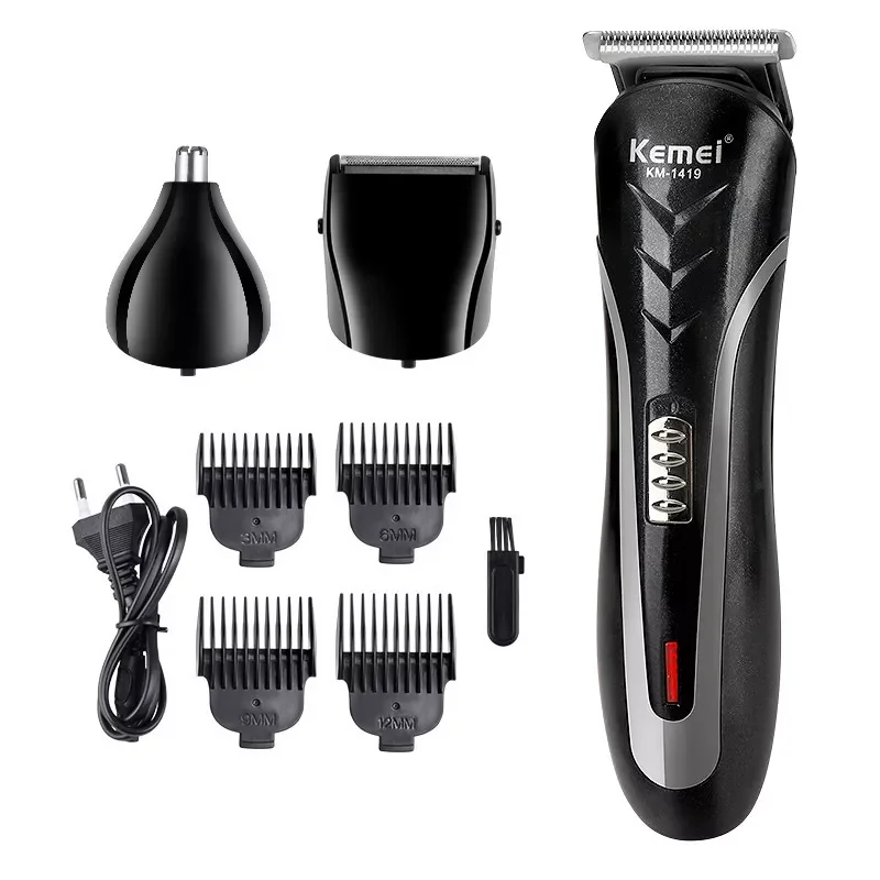 

Brand Convenient 3 In 1 Electric Hair Clipper Beard Razor Repair Nose Trimmer Business Travel Facial Care Razor Shaving Machine