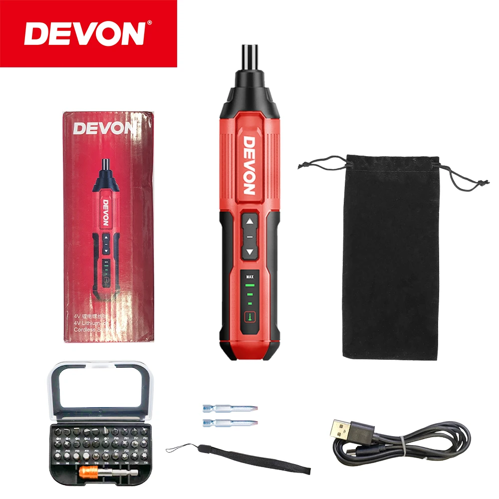 

Brushless Wireless Cordless Electric Screwdriver Battery 4V USB Rechargeable Drill Precision Power Tools LED Light for HOME DIY