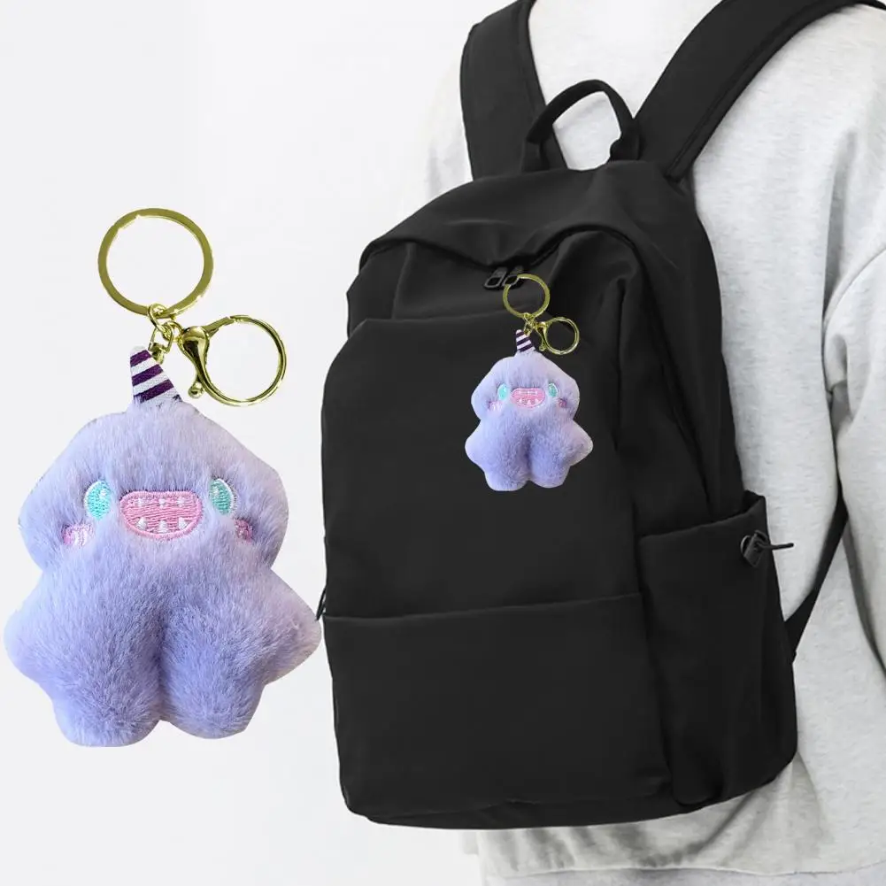 

Модный брелок с подвеской, многофункциональный брелок с монстрами, пурпурные монстры, кукла, рюкзак, подвеска, украшение