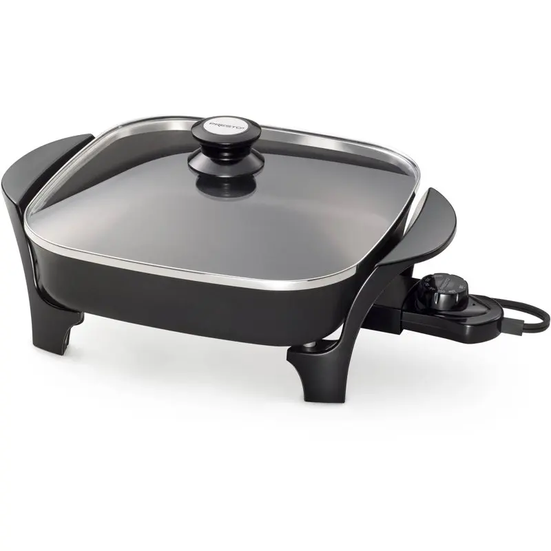 

Electric Skillet with Glass Cover