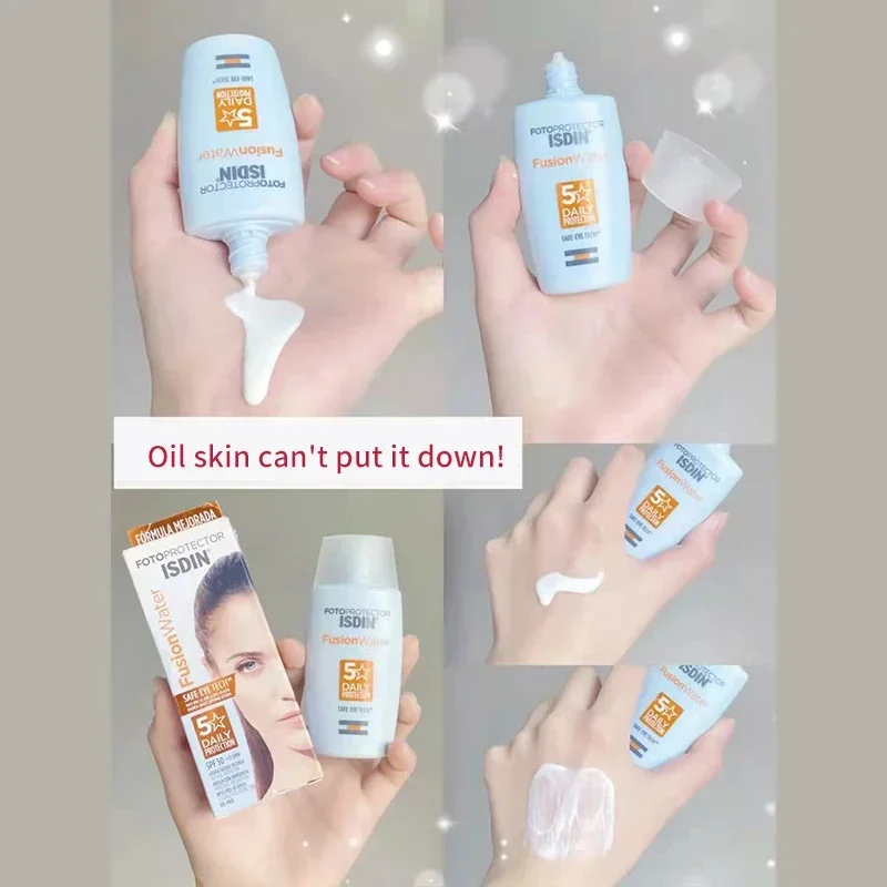 Солнцезащитный крем для лица с защитой от УФ-лучей SPF50 PA +++ средство успокоения