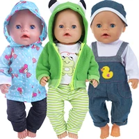 doll baby clothes unicorn kitty frog fit 43cm born baby doll 17 inch reborn baby doll clothes jumpers rompers doll accessories