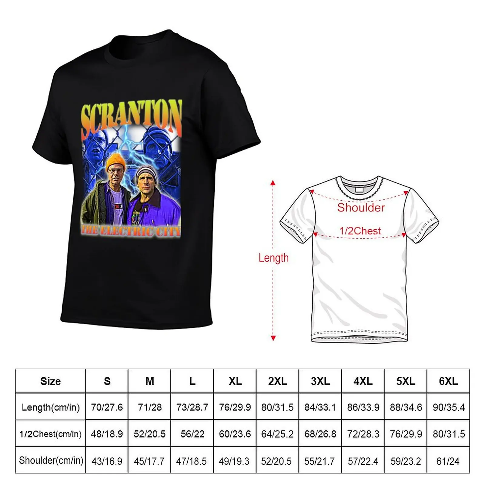 Scranton: The Electric City футболка черная мужская