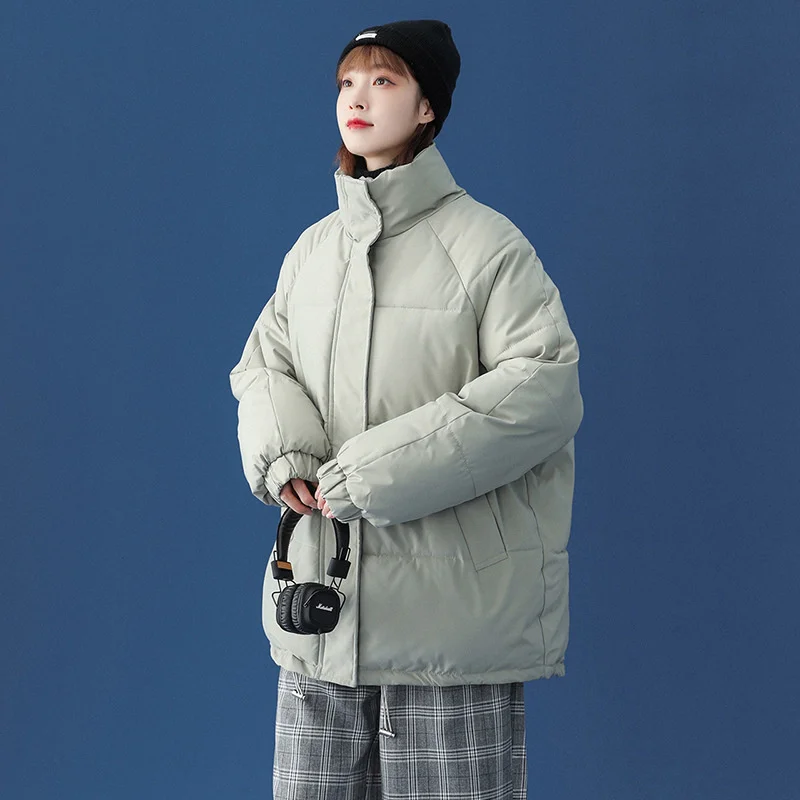 2022 New Cotton-padded Clothes Women's Winter Jacket Female Short Thick Bread Clothing Women Loose Padded Coats Parkas