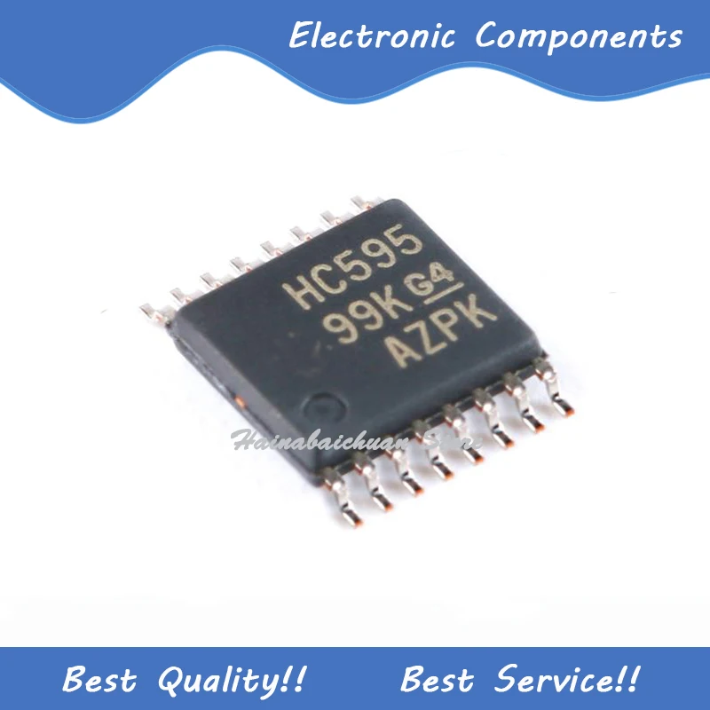 

10 шт./лот SN74HC595PWR TSSOP16 новая и оригинальная фотография