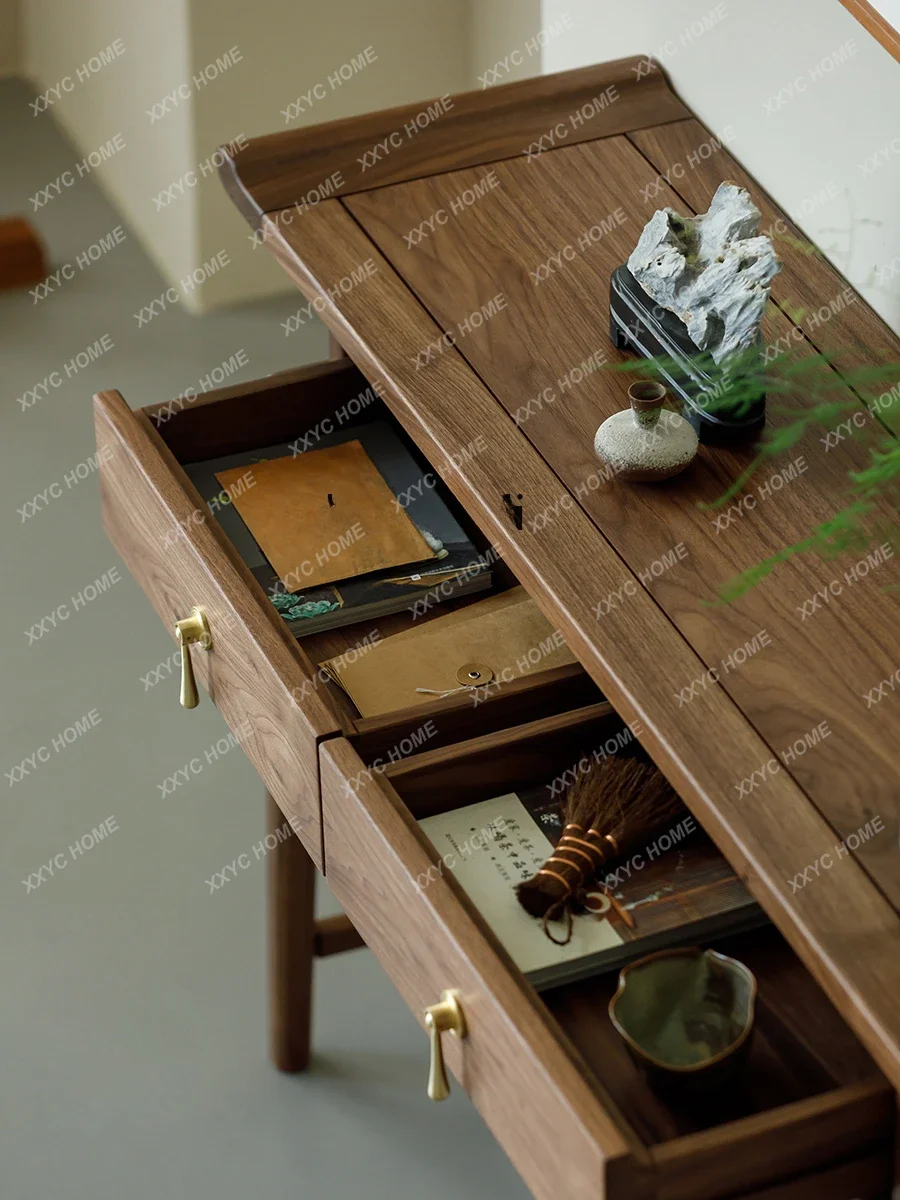 Северная Америка консоль из цельного дерева черного ореха новый алтарь в