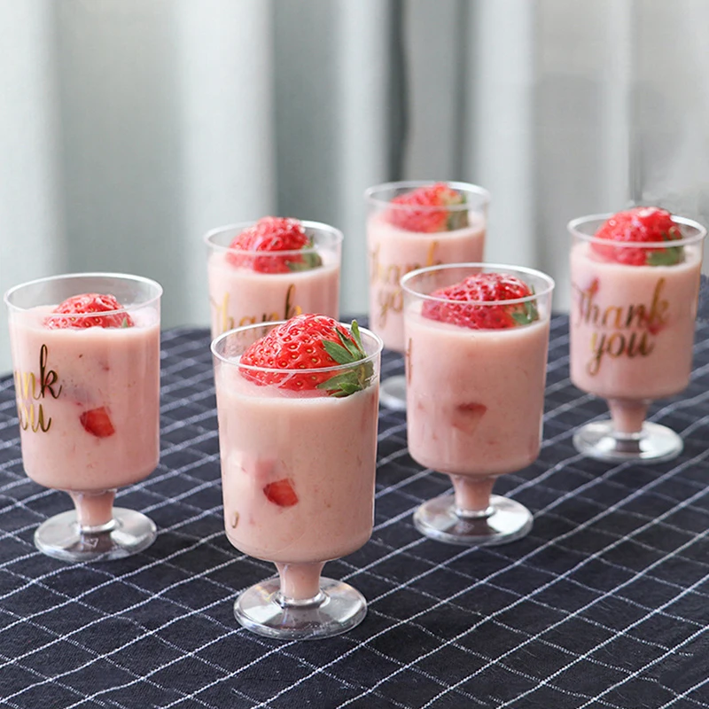 

Чашки, чашки, трапециевидный прозрачный контейнер для мусса, выпечки, десертов, желе, салатов, одноразового йогурта, 10 шт.