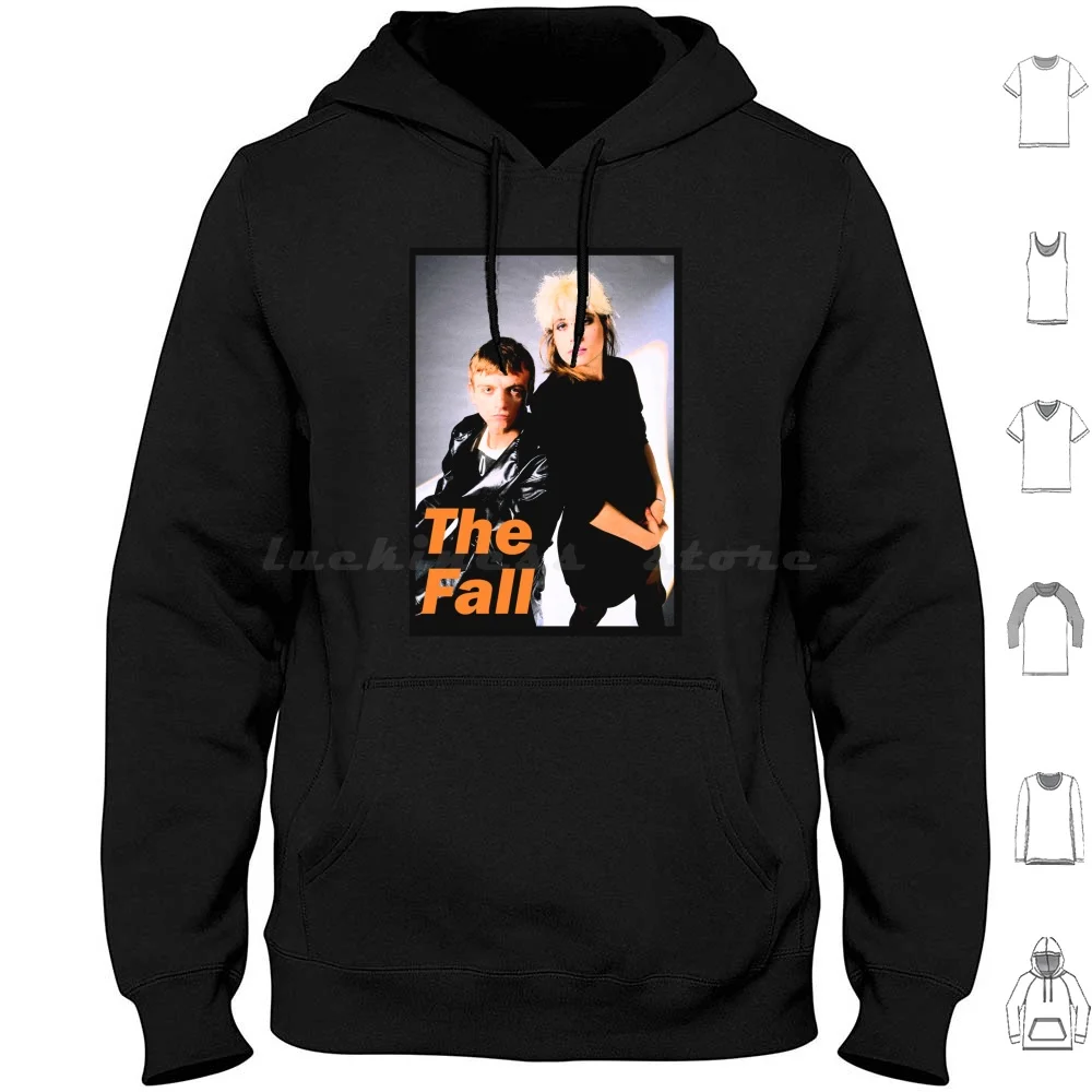

The Fall Band Brix And Mark Hoodies Long Sleeve The Fall Fall Band Post Punk Postpunk Mark E Smith Indie Music