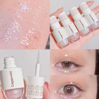 mini liquid eyeshadow crystal diamond liquid eyeliner shimmer sequin glitter high gloss lying silkworm waterproof makeup