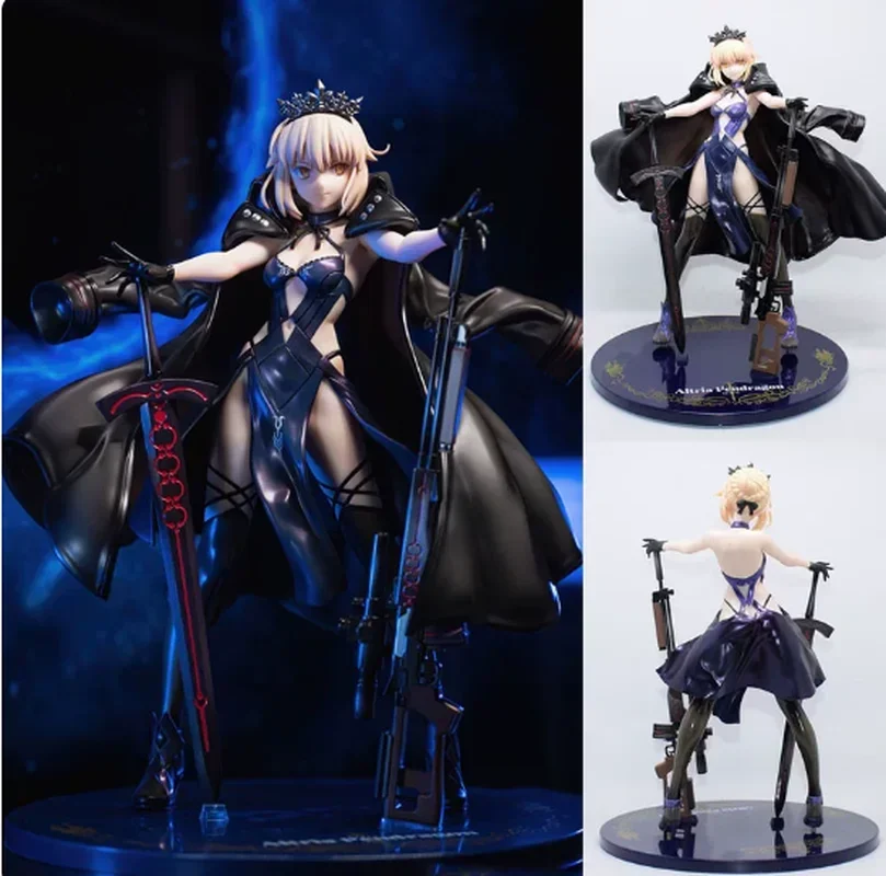 Фото Фигурка Black Saber Alter Rider Form из Fate Stay Night, модель аниме-персонажа, настольное украшение, подарок на каждый день №3