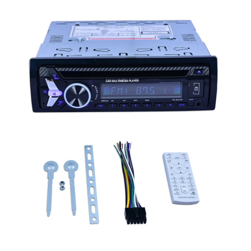 1 Din Car Auto Audio Stereo Car Radio Bluetooth Built-In AUX Support MP3,DVD/CD/SD/FM Radio DVD Player