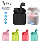 Беспроводные наушники I7s I9s TWS Bluetooth наушники с микрофоном зарядная коробка розовыйсиний цвет подходит для iPhone Oppo Huawei