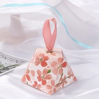 50pcslot flower diamond gift cardboard boxes wedding favors for guests bulk party favors for kids birthday giveaway gifts bags