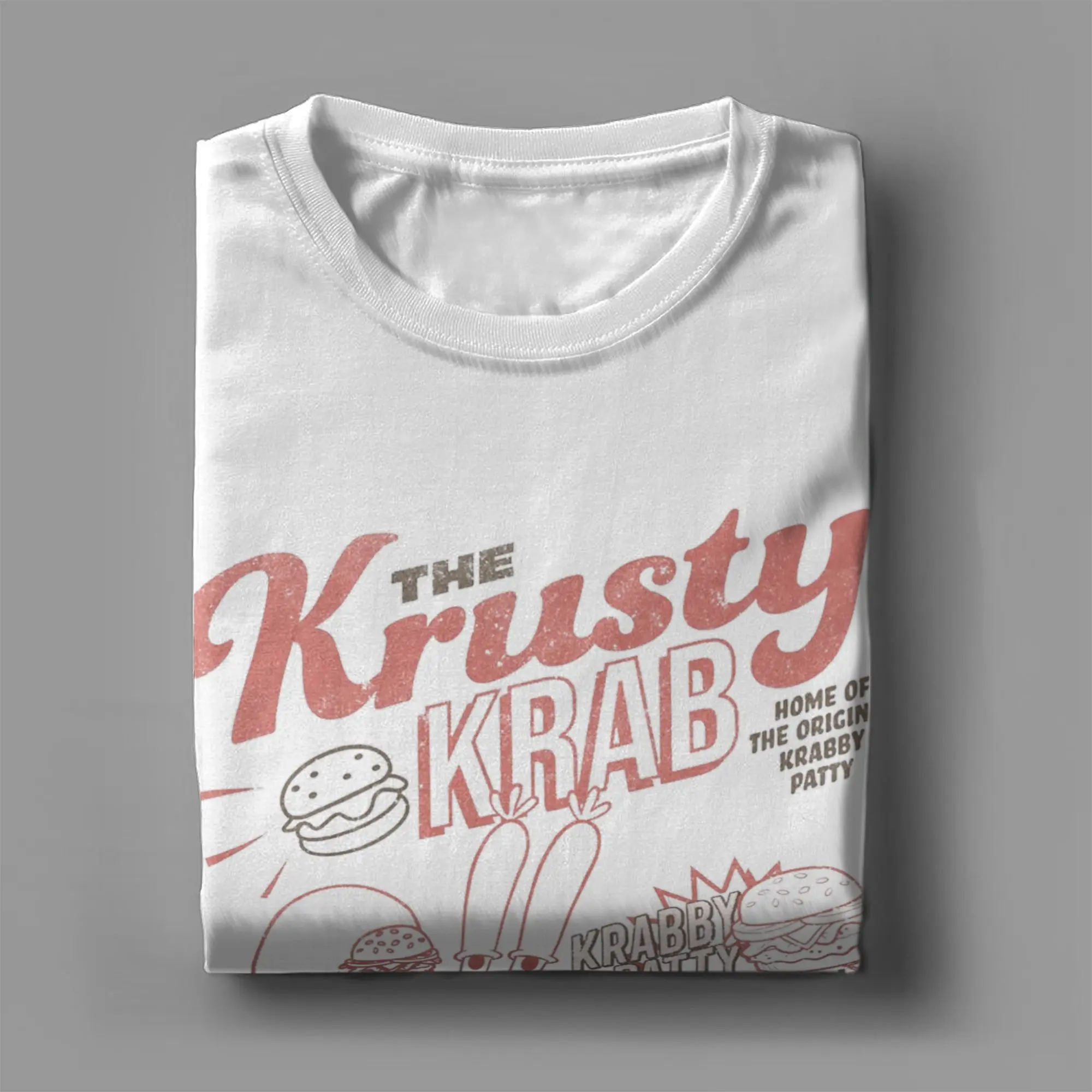 Губка Боб футболка Mr. Krabs Krusty Krab с графическим принтом для мужчин и женщин из