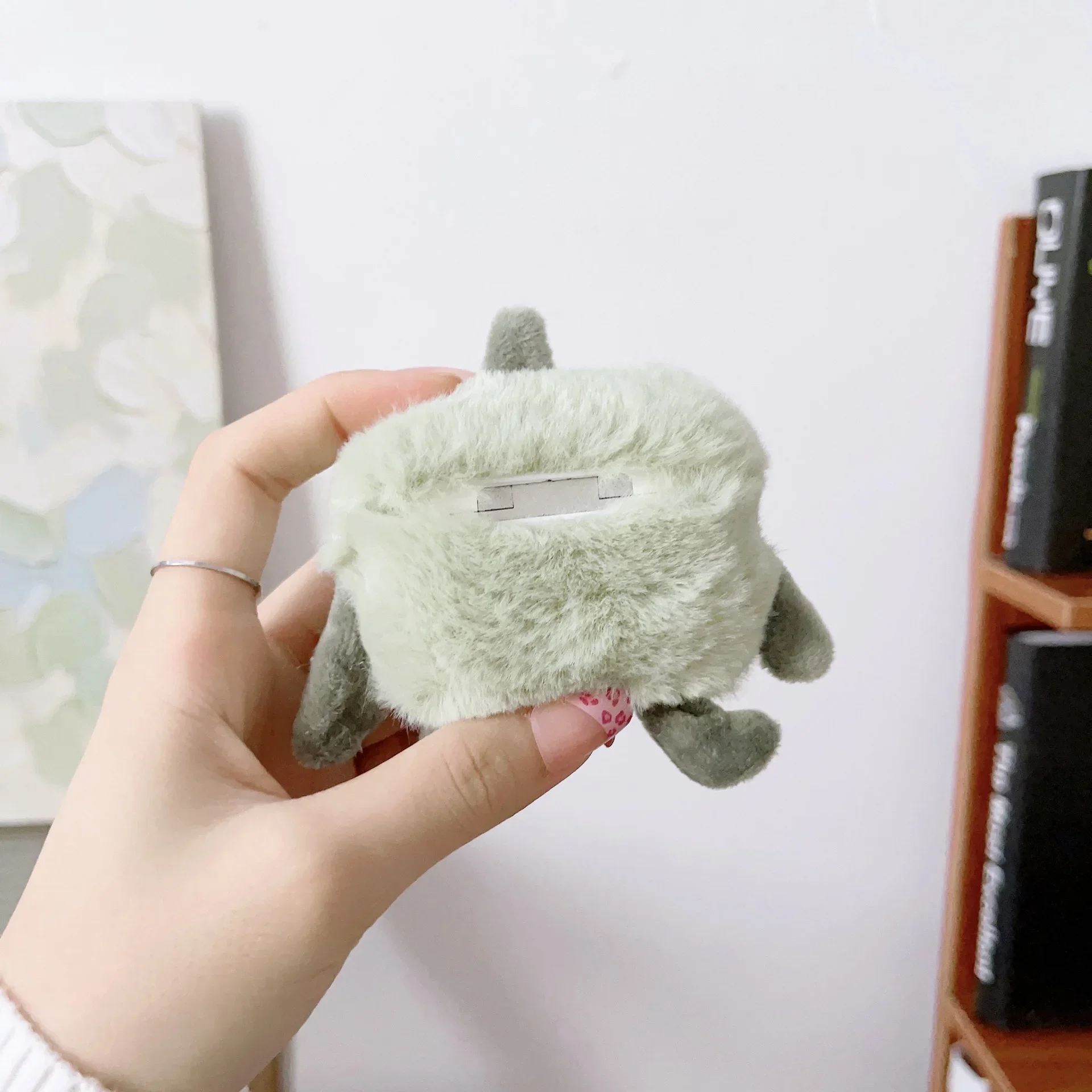 Плюшевый чехол Monster для AirPods 4 Airpod 1 2 3 Pro Pro2 Bluetooth-наушники зарядное устройство