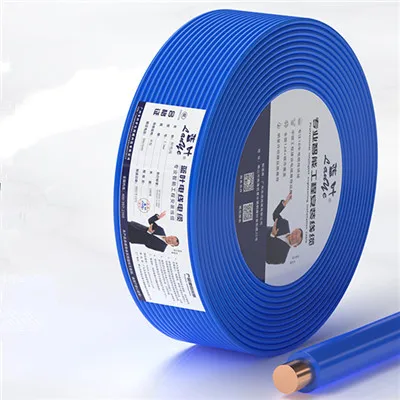 

Провод 1 метр 15 13 18 17 11 6 AWG, сердечник из чистой меди 1,5 2,5, 4 мм, жесткий провод BV, бытовой одножильный одножильный, огнестойкий