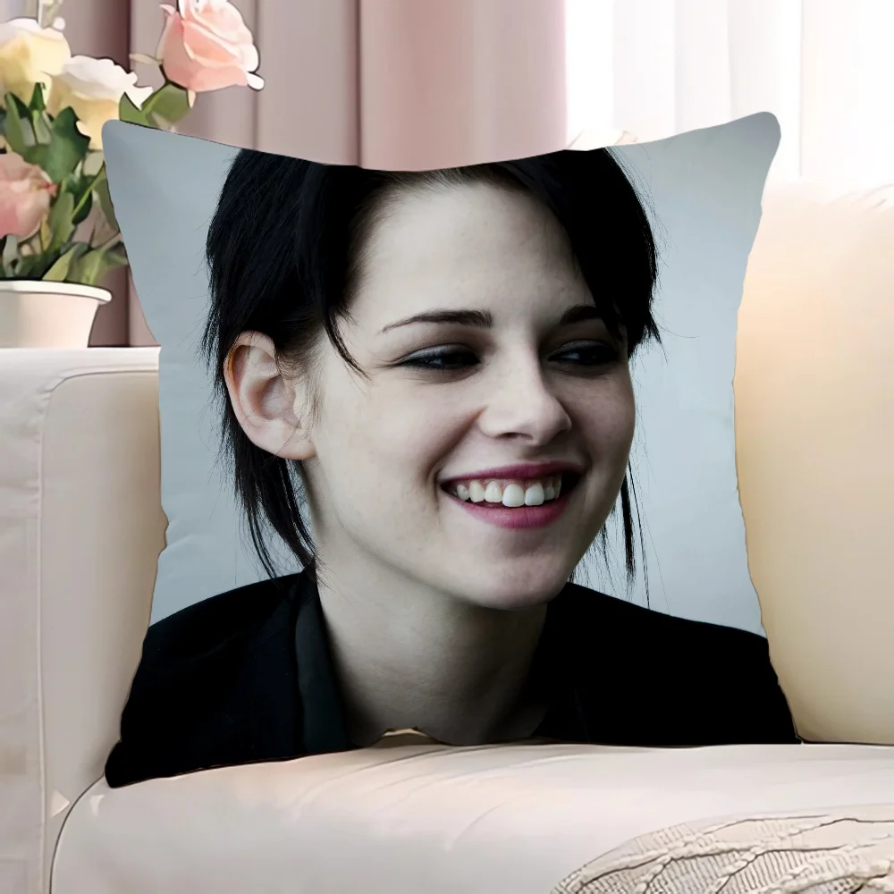 Аниме Кристен Стюарт Наволочка Декоративная Плюшевая Квадратная 45x45